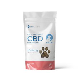CBD Dog Treats - Full Spectrum CBD for Relief (Bacon) (Dosages: 1000mg)